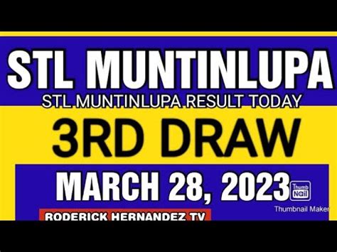 stl muntinlupa result today 9pm|STL MUNTINLUPA RESULT TODAY 3RD DRAW JULY 5, 2024 .